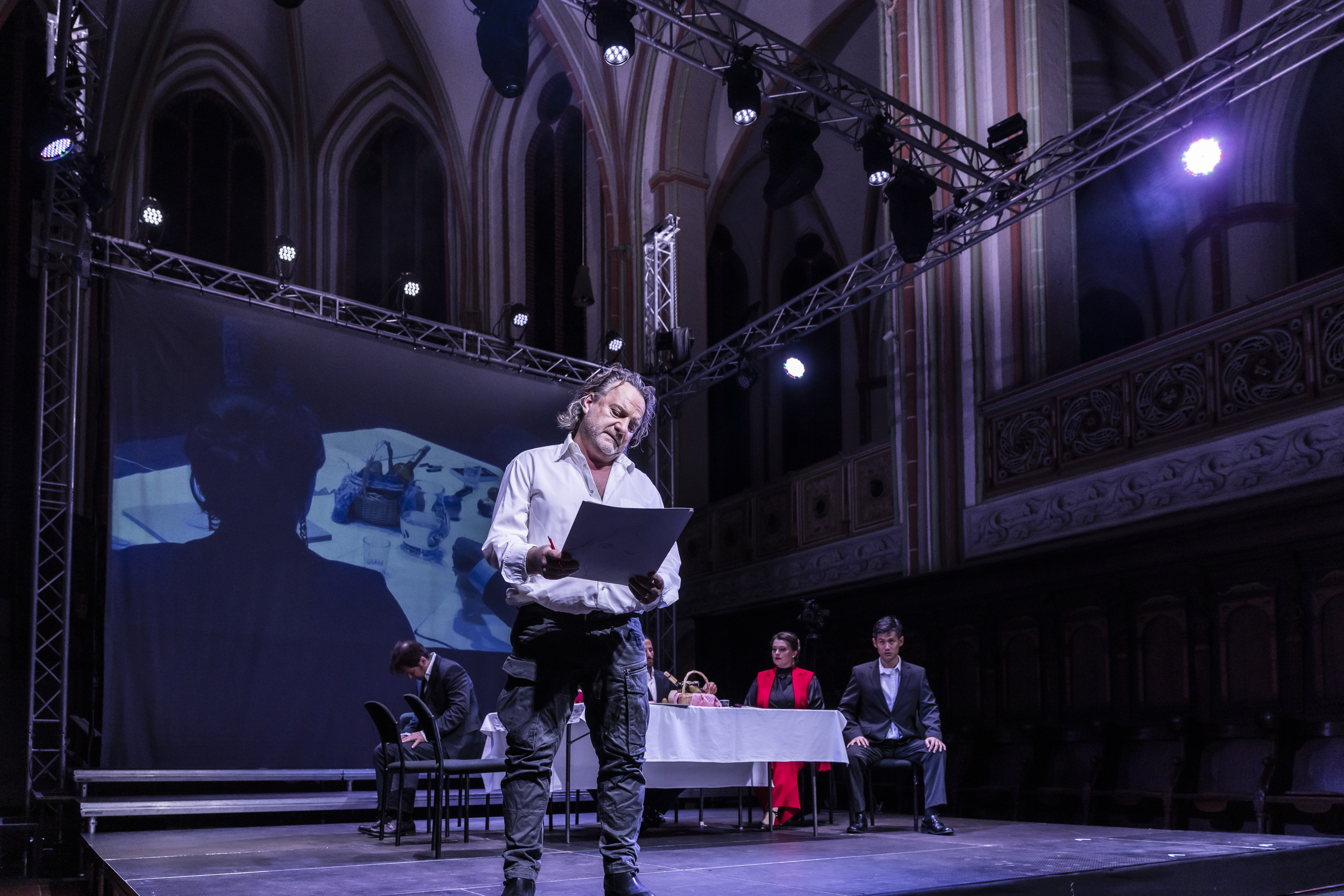 Tosca | Musikdrama in drei Akten von Giacomo Puccini am Theater Lüneburg, Foto: Jochen Quast Tosca | Musikdrama in drei Akten von Giacomo Puccini am Theater Lüneburg, Foto: Jochen Quast