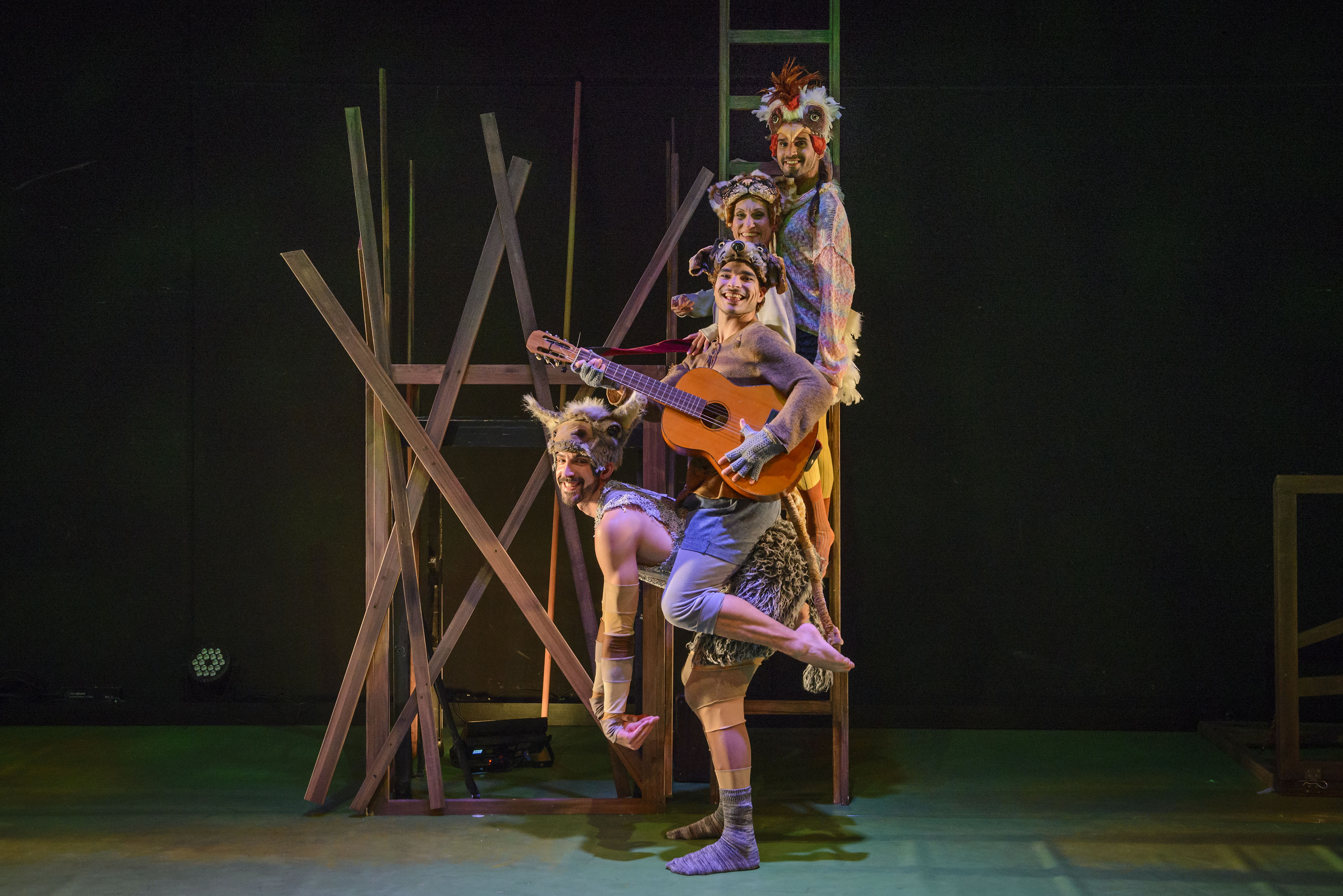 Die Bremer Stadtmusikanten | Familienballett von Olaf Schmidt nach den Brüdern Grimm, Foto: Nicolai Stephan