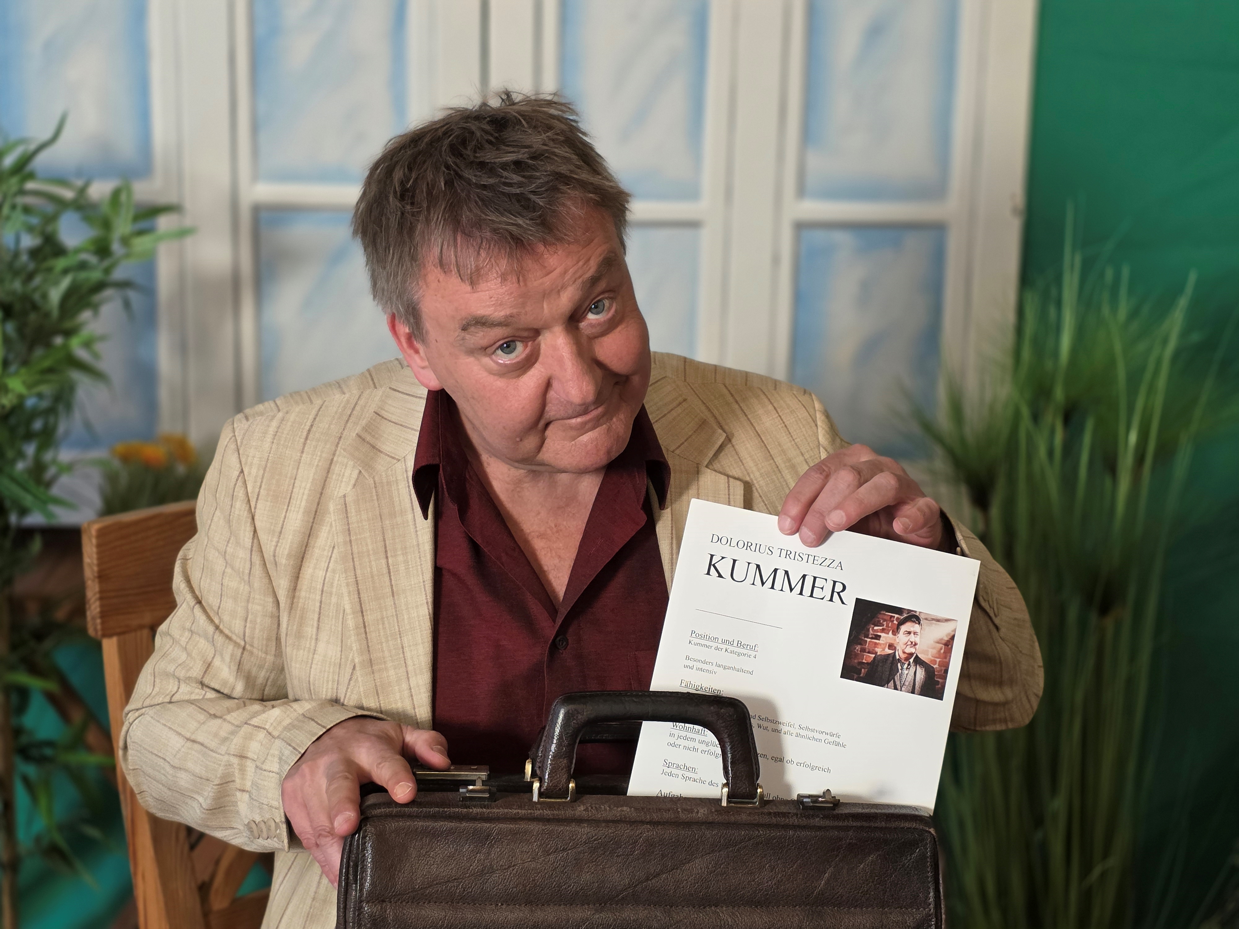 Burkhard Schmeer in "Mein Kummer und ich" Burkhard Schmeer in "Mein Kummer und ich"