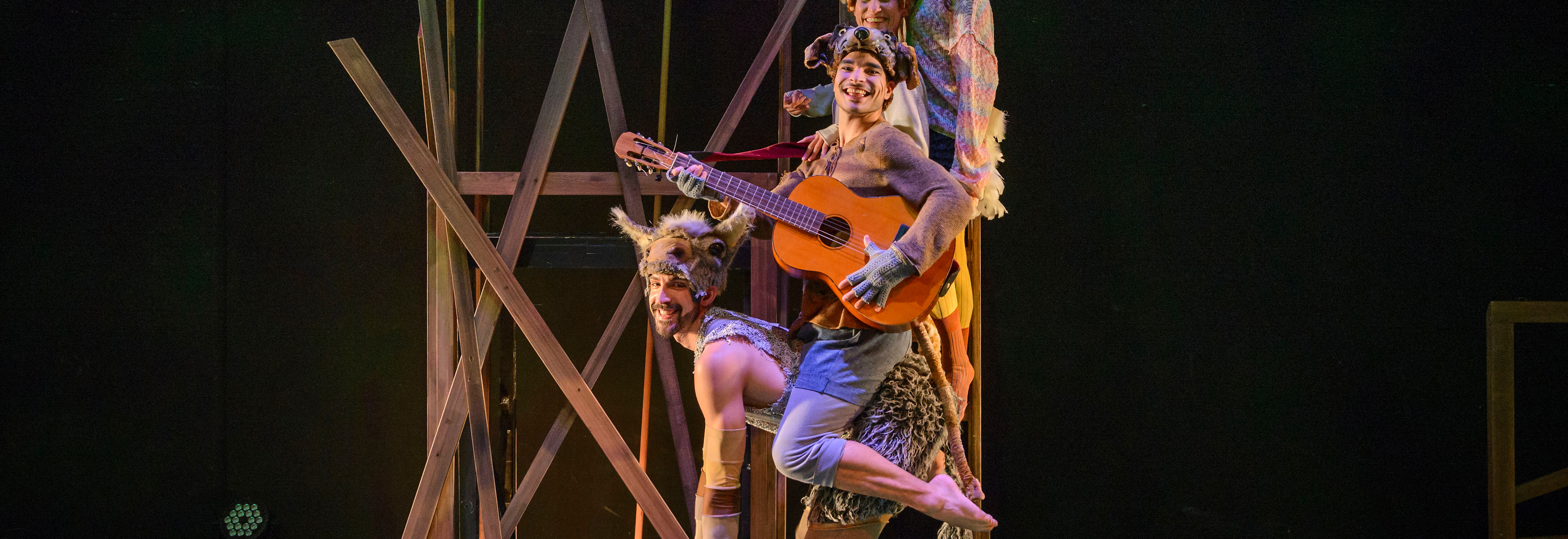 Die Bremer Stadtmusikanten | Familienballett von Olaf Schmidt nach den Brüdern Grimm, Foto: Nicolai Stephan